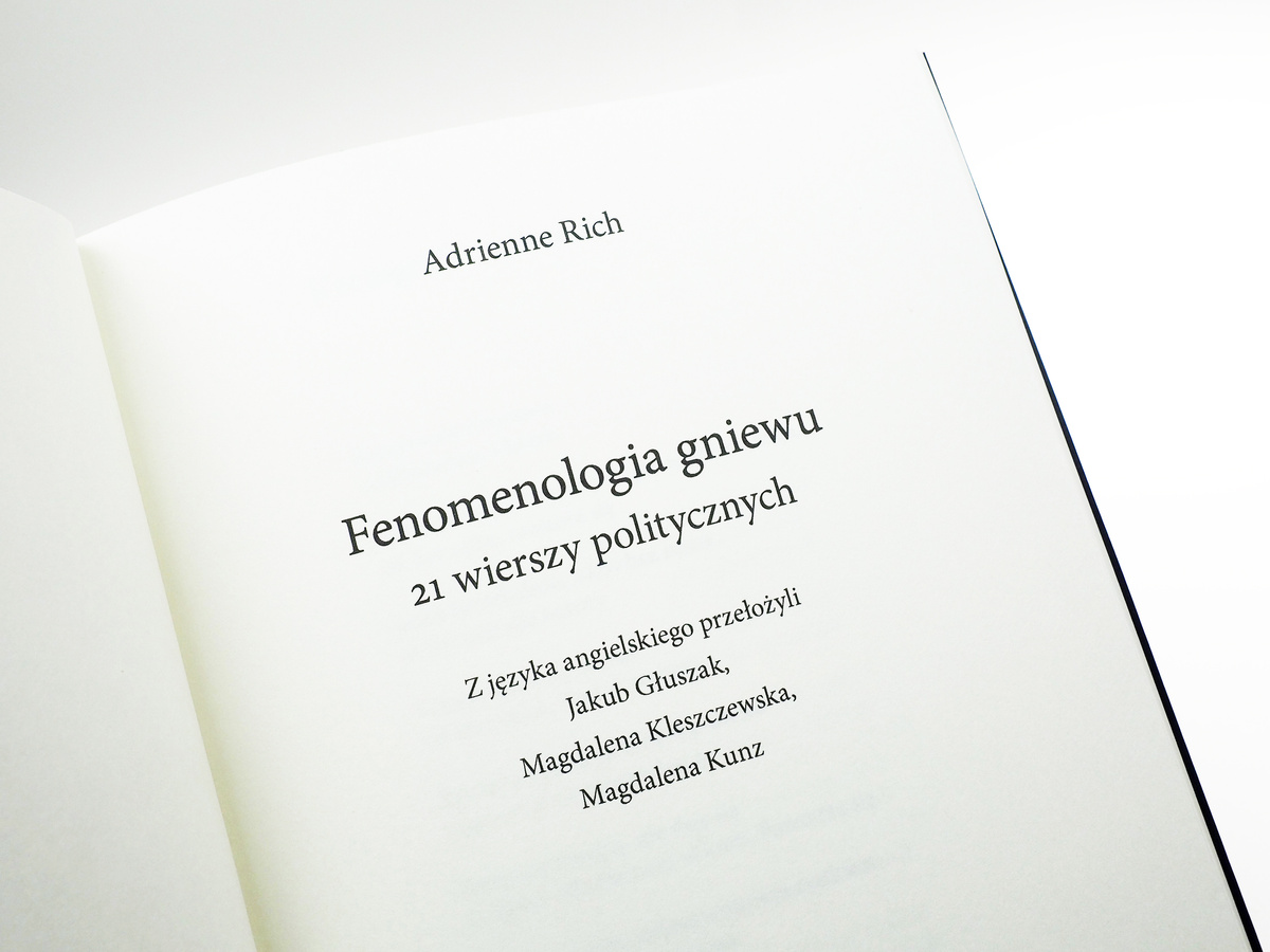 Fenomenologia gniewu. 21 wierszy politycznych