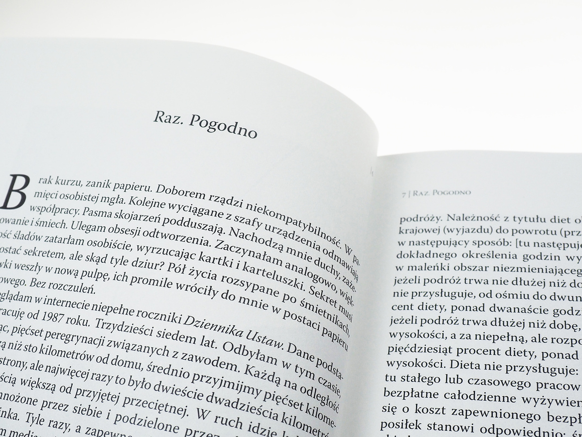 Widok z okna w podróży służbowej