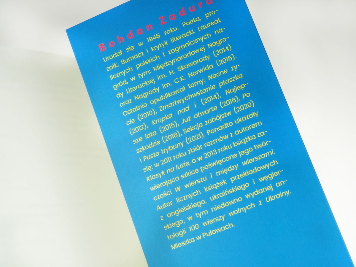 Historia kultury początku stulecia i inne wiersze