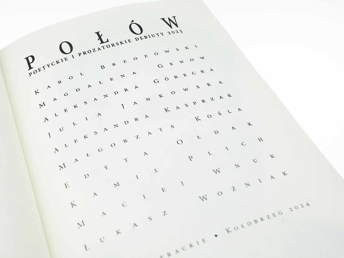 Połów. Poetyckie i prozatorskie debiuty 2023