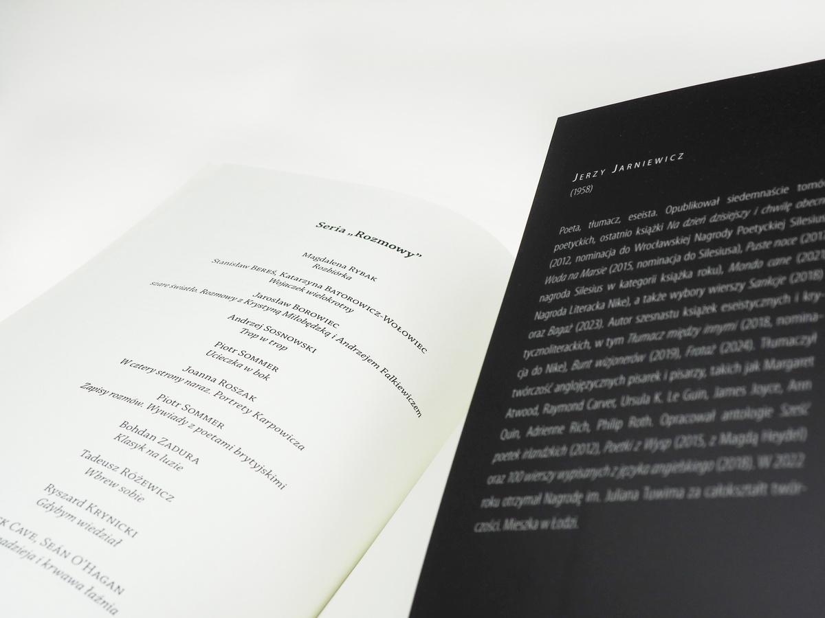Przezrocza. Rozmowy z Jerzym Jarniewiczem / edycja limitowana