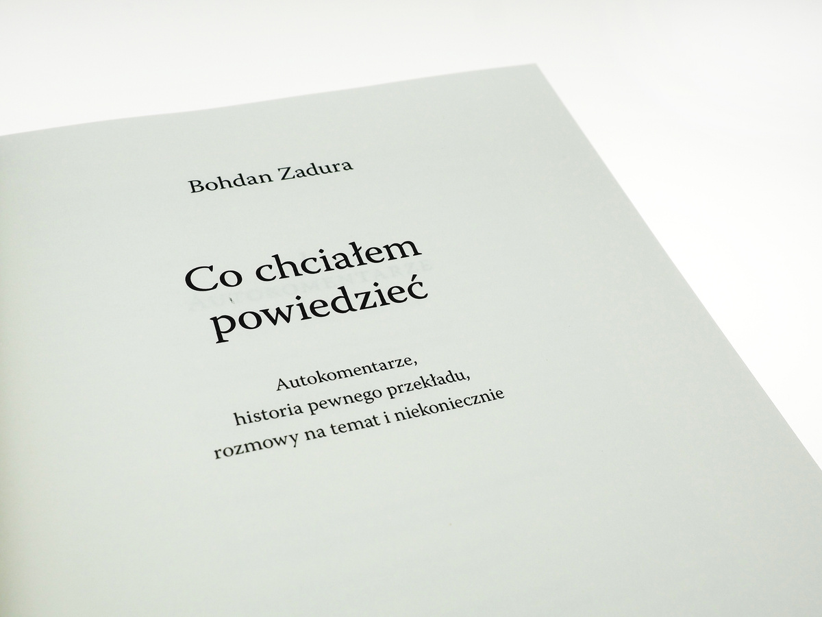 Co chciałem powiedzieć